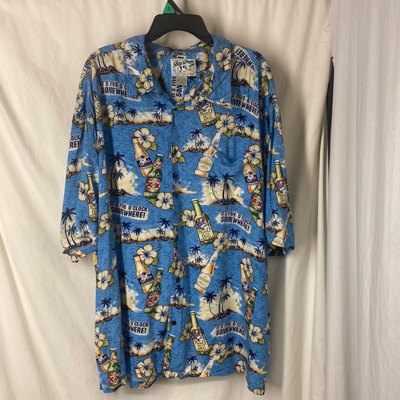 Big Dogs Shirts Big Dogs 4x Rayon 50 Oclock Somewhere Hawaiian
